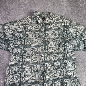 Exofficio Shirt Men’s Large Green Short Sleeve Button Up Travel Wear